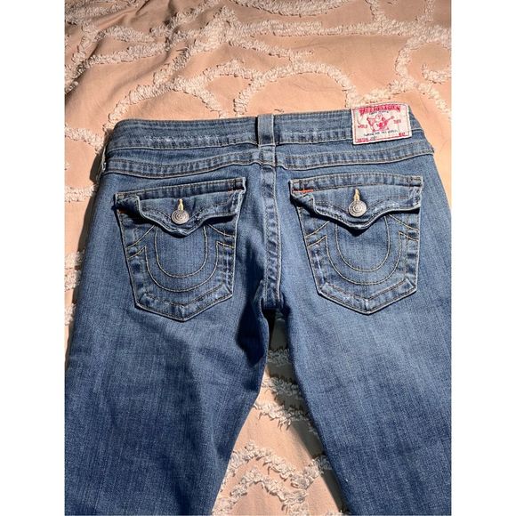 Authentic True Religion Jeans| Joey size 28 inch | boot cut low rise - Picture 8 of 13